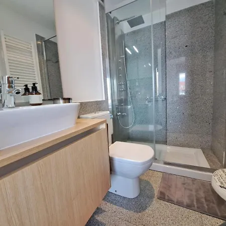 Baiona, Playa Santa Marta, Piscina Appartement