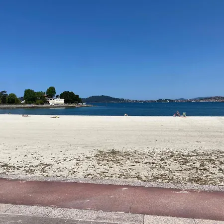 Baiona, Playa Santa Marta, Piscina